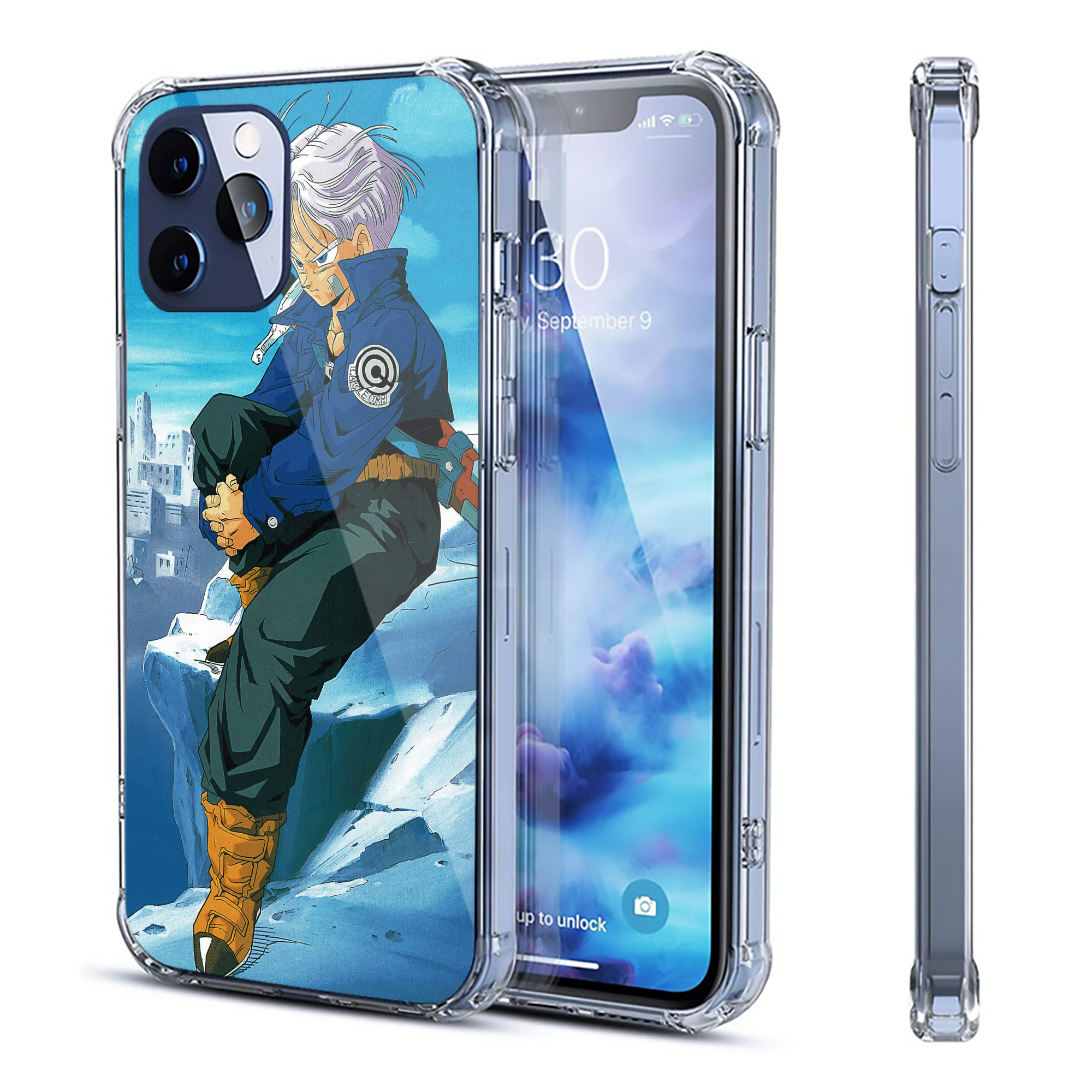 （画像用） ドラゴンボール DRAGON BALL 【iPhone 12シリーズ対応】透明スマホケース（クリアソフトケース）